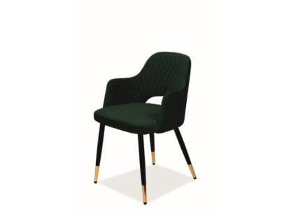 Krzesło Franco czarny/zielony