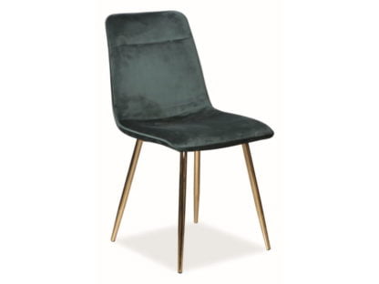 Krzesło Eros złoty/zielony
