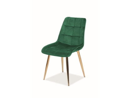 Krzesło Chic złoty/zielony
