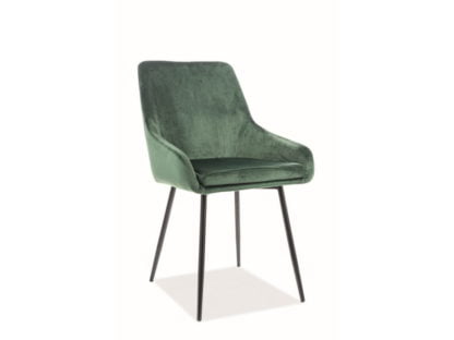 Krzesło Albi czarny/zielony