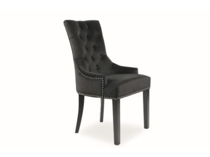 Krzesło Edward czarny/czarny