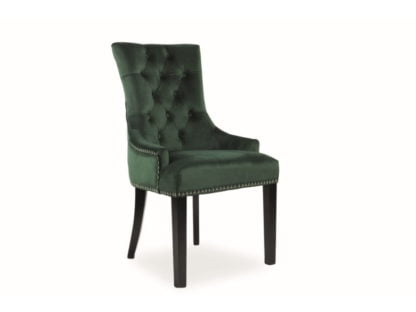Krzesło Edward czarny/zielony