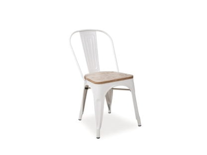 Krzesło Mono Orzech Biały
