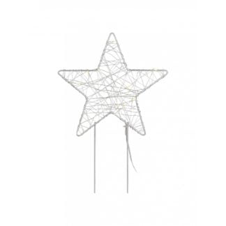 Gwiazda LED GARDENER Markslojd styl nowoczesny metal srebrny 703774