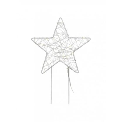 Gwiazda LED GARDENER Markslojd styl nowoczesny metal srebrny 703774