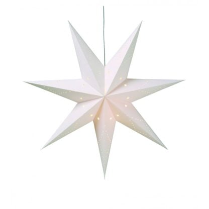 Gwiazda wisząca SATURNUS MARKSLOJD styl skandynawski plastik biały 8843