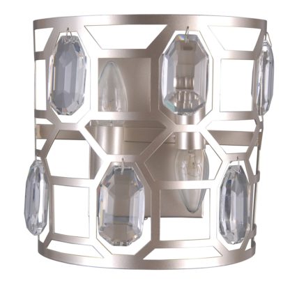 Kinket Momento ITALUX styl nowoczesny szampański stal kryształ WL-43400-2