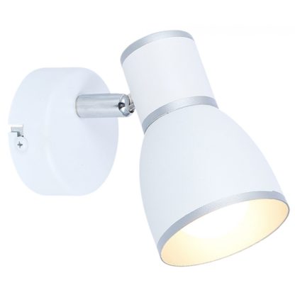 Kinkiet Fido CANDELLUX 1X40W E14 BIAŁY CHROM 91-63366