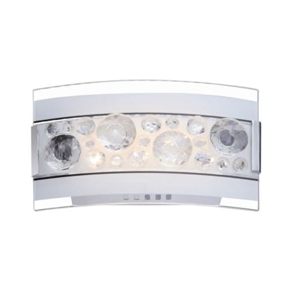 Kinkiet LED Regi Italux styl nowoczesny metal szkło chrom W29396-1A