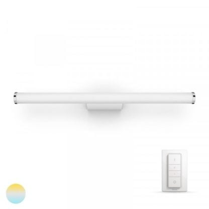 Kinkiet nad lustro ADORE M LED IP44 HUE WHITE AMBIANCE tworzywo sztuczne biały PHILIPS 34029/31/P7