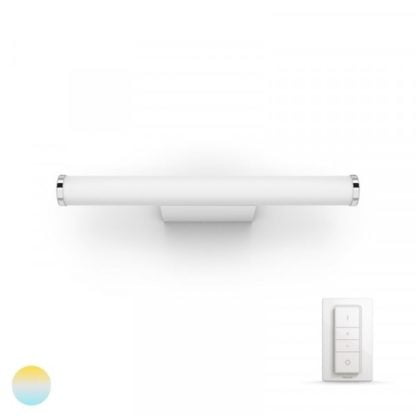 Kinkiet nad lustro ADORE S LED IP44 HUE WHITE AMBIANCE tworzywo sztuczne biały PHILIPS 34028/31/P7