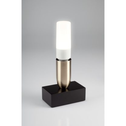LAMPA STOŁOWA VIG DECOLIGHT styl designerski drewno metal czarny złoty LS-MT1671-CZARNA