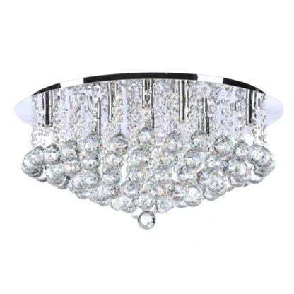 Lampa Przysufitowa Bolla 58 Plafon Azzardo styl glamour / kryształ kryształ k9 przeźroczysty AZ1288