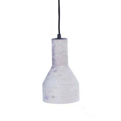 Lampa Wisząca Karina 1 Azzardo styl industrialny beton metal szary AZ1044