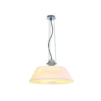 Lampa Wisząca Lidia Xxl Azzardo styl nowoczesny metal akryl biały chrom MD2178-XXL