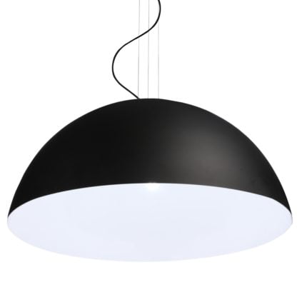 Lampa Wisząca Magma 90 Azzardo styl nowoczesny metal czarny biały AZ1402