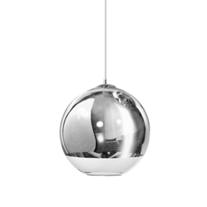 Lampa Wisząca Silver Ball 18 Azzardo styl nowoczesny metal szkło