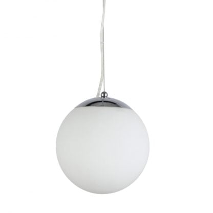 Lampa Wisząca White Ball 20 Azzardo styl nowoczesny szkło metal