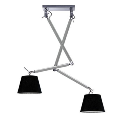 Lampa Wisząca Zyta 2s Azzardo aluminium tkanina