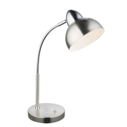 Lampa biurkowa ANITA GLOBO styl nowoczesny metal nikiel 24703N