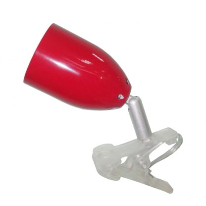 Lampa biurkowa CLIP CANDELLUX 1X3W LED metal tworzywo sztuczne czerwony 41-99603