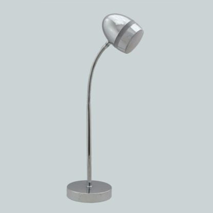 Lampa biurkowa LED RENNE Vitalux styl nowoczesny metal akryl chrom