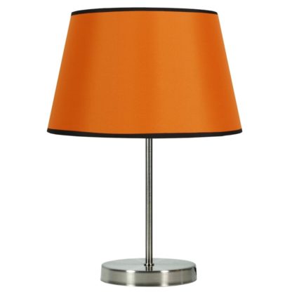 Lampa biurkowa PABLO CANDELLUX 1X60W E27 metal pcv pomarańczowy 41-34106