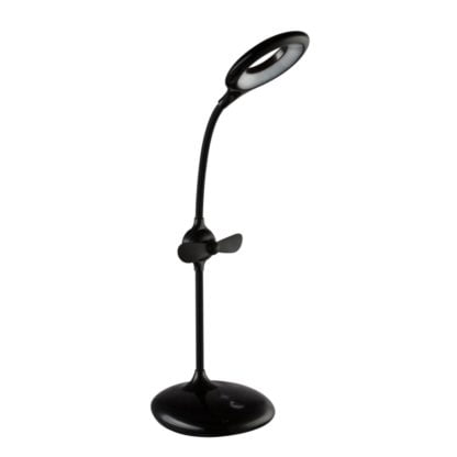 Lampa biurkowa STANNIS GLOBO styl nowoczesny plastik czarny 58347B