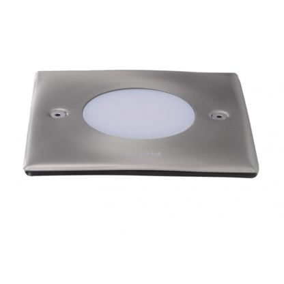 Lampa dogruntowa LED CRUST Philips styl nowoczesny stal nierdzewna srebrny 1735647P0