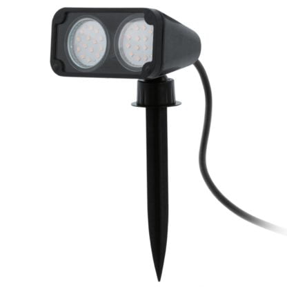 Lampa dogruntowa NEMA 1 LED Eglo plastik czarny 93385