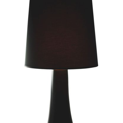Lampa podłogowa BELLA MILAGRO styl klasyczny ceramika tkanina czarny złoty ML6078