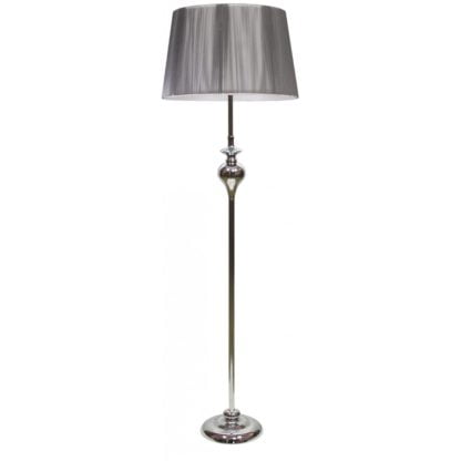 Lampa podłogowa GILLENIA CANDELLUX 1X60W E27 metal srebrny 51-11947