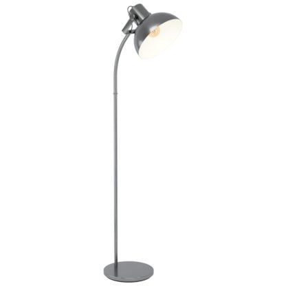 Lampa podłogowa LUBENHAM 1 EGLO styl industrialny stal nikiel 43172