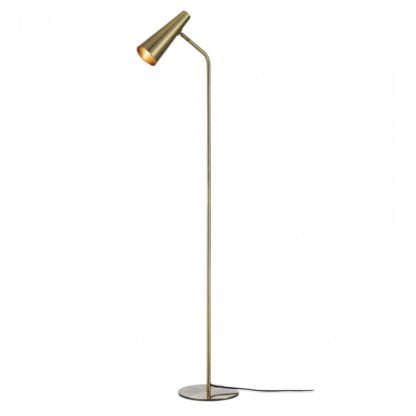 Lampa podłogowa PEAK MARKSLOJD styl nowoczesny metal złota patyna 107901