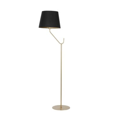 Lampa podłogowa VICTORIA MILAGRO styl klasyczny metal tkanina czarny MLP4915