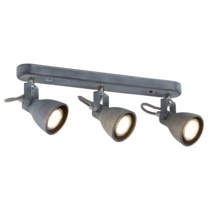 Lampa przysufitowa ASH CANDELLUX 3X40W GU10 SZARY MAT 93-64301