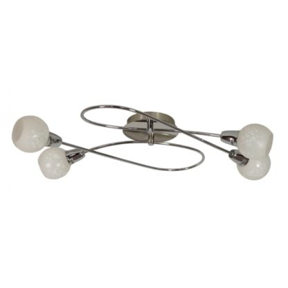 Lampa przysufitowa AVILA CANDELLUX 4X40W E14 SATYNA 98-10100