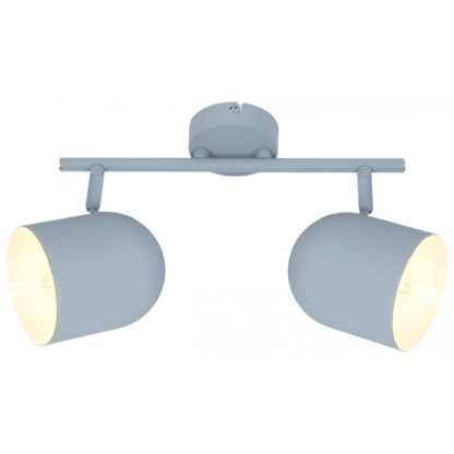 Lampa przysufitowa AZURO CANDELLUX 2X40W E27 szary mat 92-63212