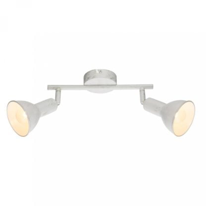 Lampa przysufitowa CALDERA II Globo metal antyczny biały 54648-2