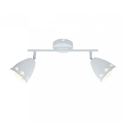 Lampa przysufitowa COTY CANDELLUX 2X40W E14 biały mat 92-67128