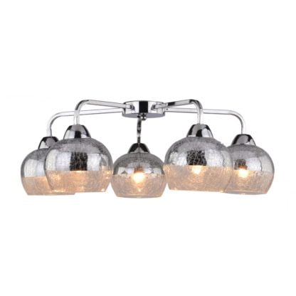 Lampa przysufitowa CROMINA CANDELLUX 5X60W E27 chrom 98-55668