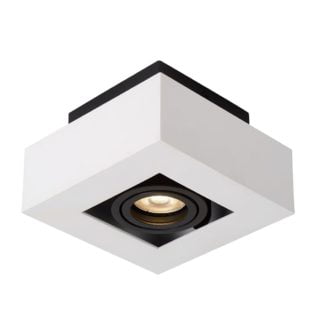 Lampa przysufitowa Casemiro ITALUX styl nowoczesny aluminium stal biały czarny IT8001S1-WH/BK