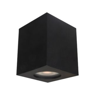 Lampa przysufitowa Fabrycio IP44 ITALUX styl nowoczesny aluminium stal czarny IT8003S1-BK