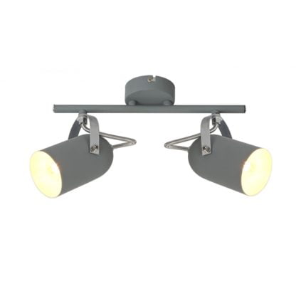 Lampa przysufitowa GRAY CANDELLUX 2X40W E14 szary 92-66480