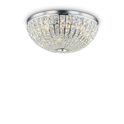 Lampa przysufitowa IDEALLUX CALYPSO styl glamour metal