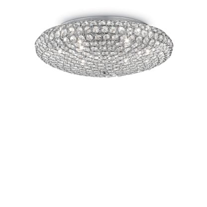 Lampa przysufitowa IDEALLUX KING styl glamour metal