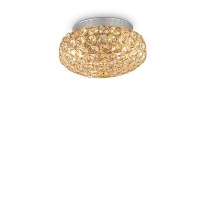 Lampa przysufitowa IDEALLUX KING styl glamour metal