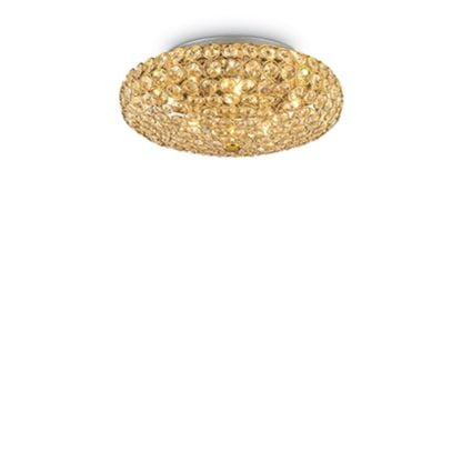 Lampa przysufitowa IDEALLUX KING styl glamour metal