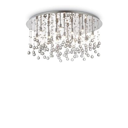 Lampa przysufitowa IDEALLUX MOONLIGHT styl glamour metal