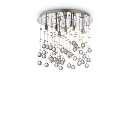 Lampa przysufitowa IDEALLUX MOONLIGHT styl glamour metal